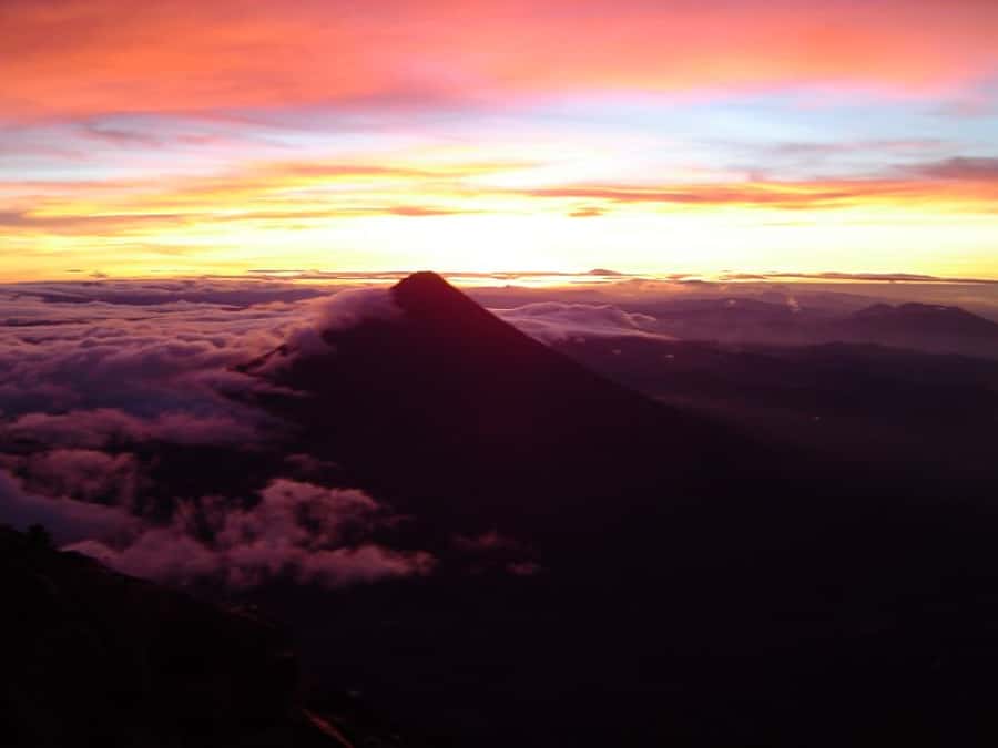 1 Day Acatenango Volcano Hike from Antigua - The three-hour descent back to La Soledad