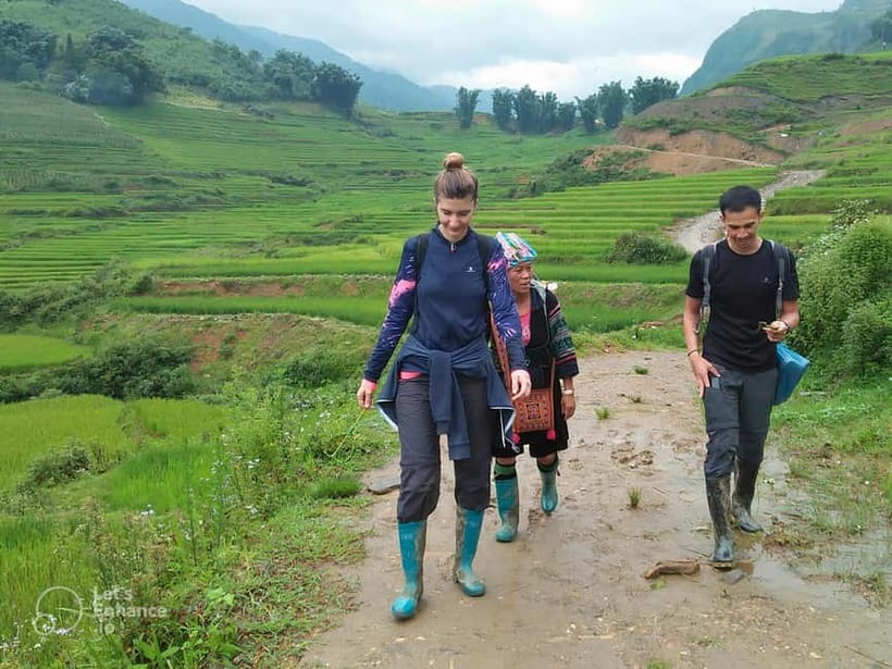 1-Day Sapa Long Trek - Rice Field Terrace, Ethnic Culture - Starting above Muong Hoa Valley at 9:00 AM