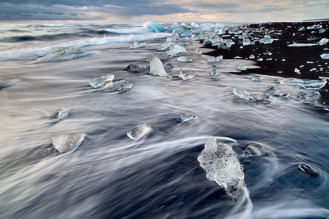 2-Day Ice Cave & South Coast: Glacier Hike and Glacier Lagoon - Fellsfjara, the beach full of ice