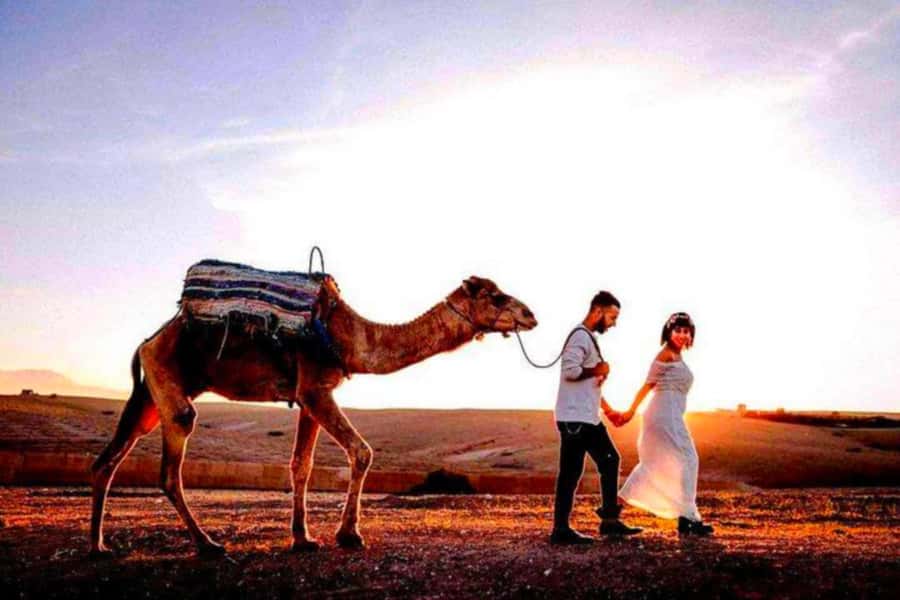 2 Days Desert Agafay and Atlas Mountains Trek From Marrakech - Walking through Berber villages