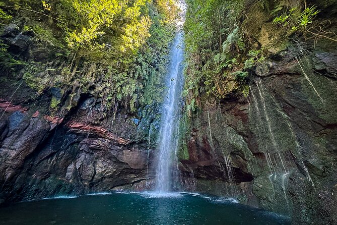 25 Fountains Levada: Hiking Tour in Madeira Rabaçal Valley (PR6) - Following the levada toward the waterfalls