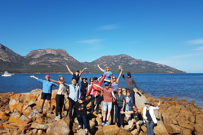 4 Day Wild Tasmania Tour / Wildlife, Nature, Hiking / Inc. Accom - Day three: orange rocks, Tasmanian Devils, and Bicheno