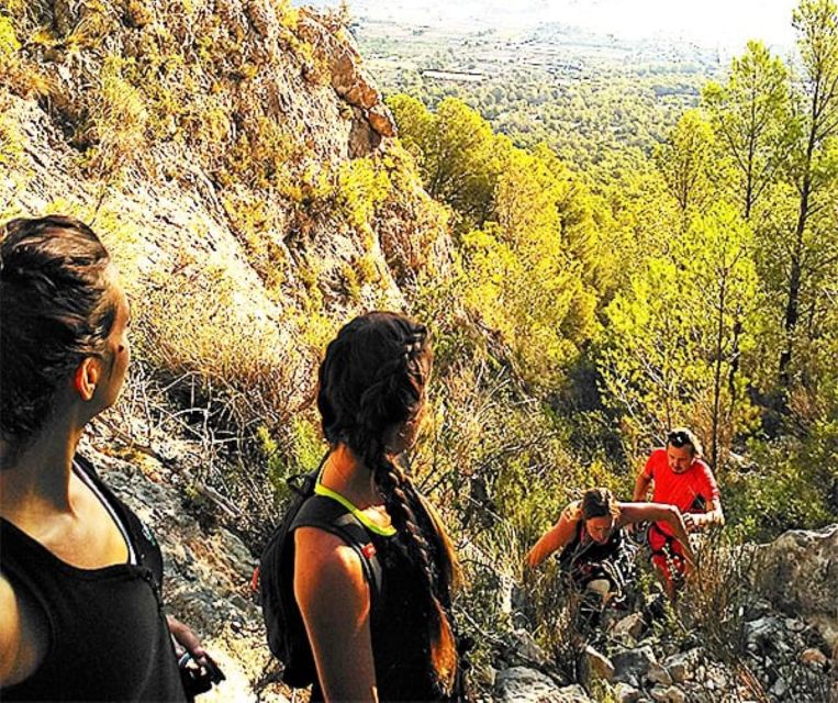 Alicante: Via Ferrata del Ponoig Guided Trek and Climb - The first metal staples on Ponoig