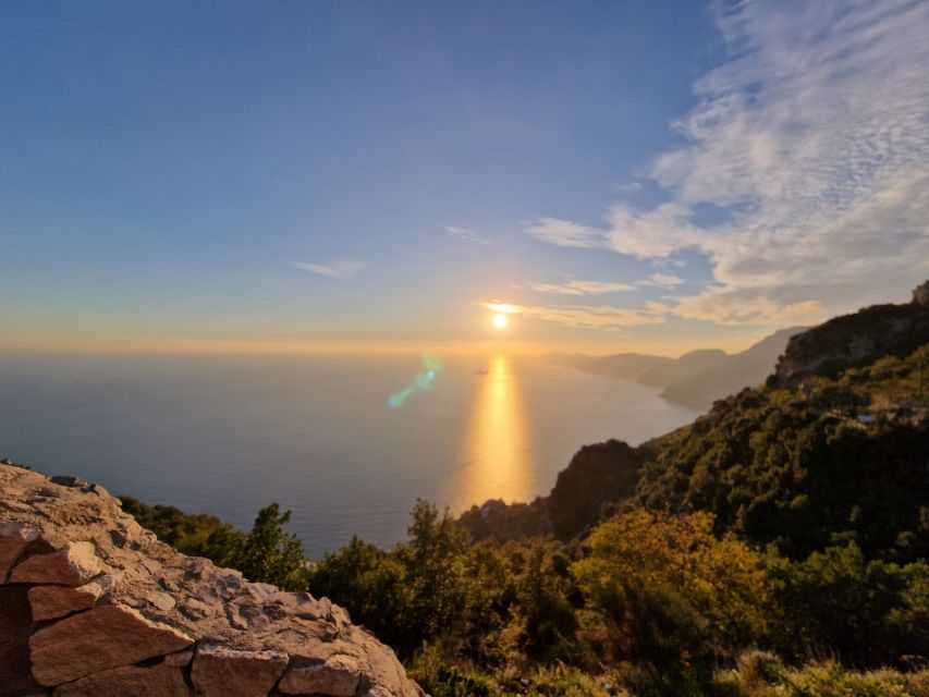 Amalfi Coast Path of the Gods Hike from Agerola - Arriving at Nocelle above Positano