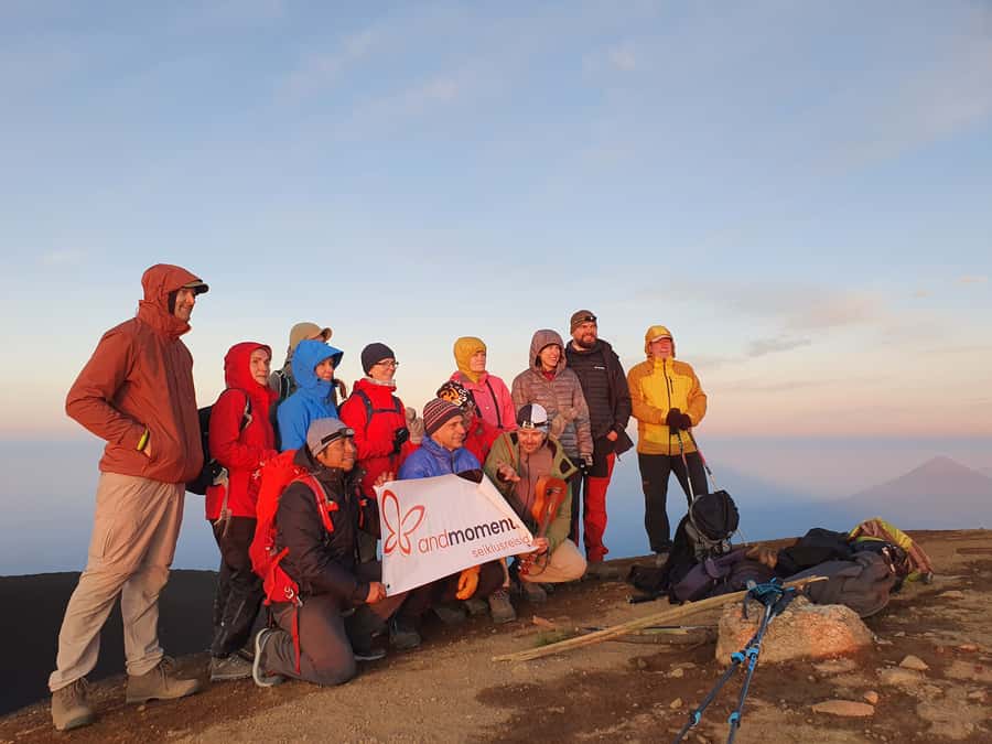 Antigua, Guatemala: Volcano Acatenango Overnight Hiking - Sunset, dinner, and a cold night