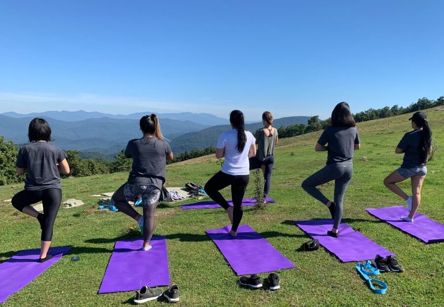 Asheville: Yoga on a Mountain Hike - Why this Asheville outing works so well