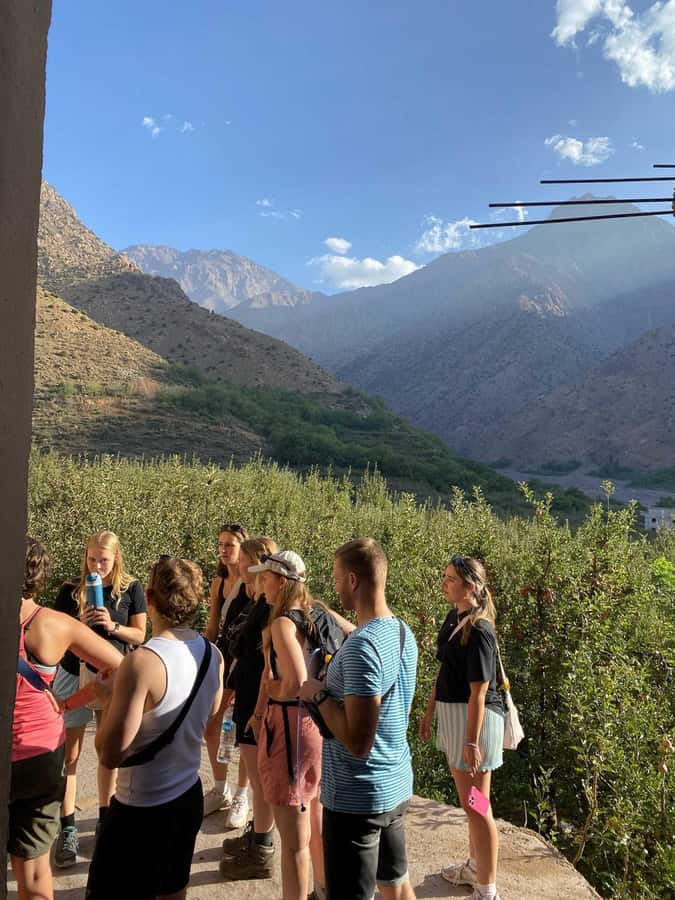 Atlas mountains hike with waterfalls & 3 valleys day trip - The return route and Kik Plateau