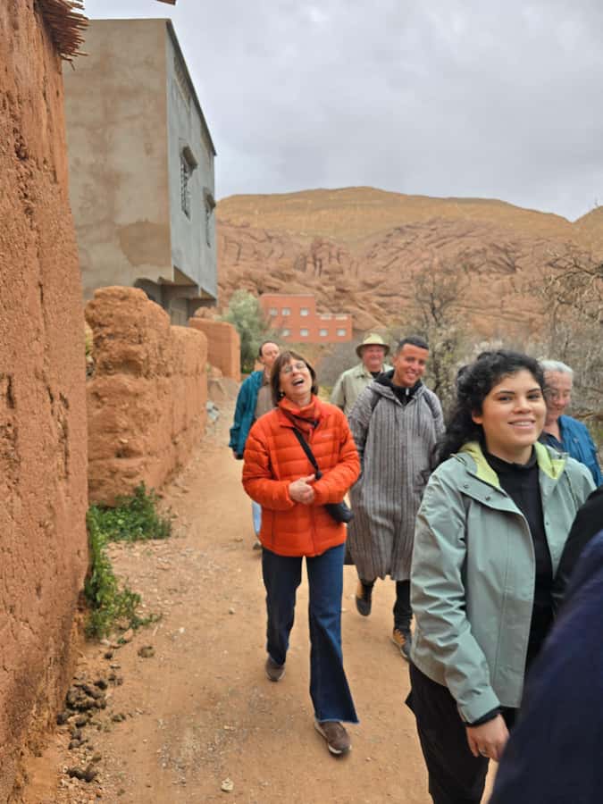 Atlas mountains hike with waterfalls & 3 valleys day trip - Tea, Imlil, and the start of the walk