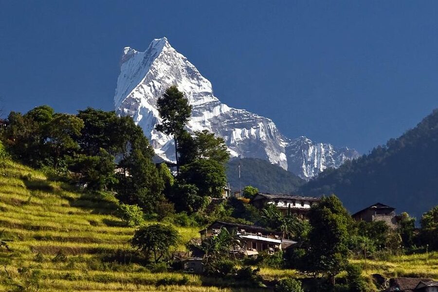 Australian Base Camp Day Hike From Pokhara - The climb from Kande to Australian Camp