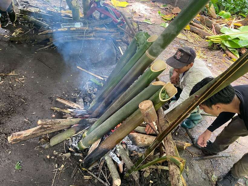 Authentic trek only walk in Chiang Rai jungle - The waterfall reward