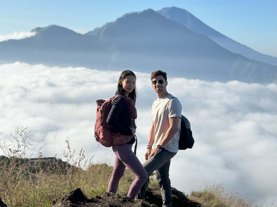 Bali: Mount Batur Guided Sunrise Trek with Breakfast - Around the crater lake and younger craters