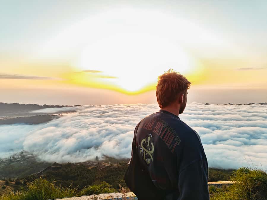 Bali: Mount Batur Guided Sunrise Trek with Breakfast - The descent through volcanic terrain
