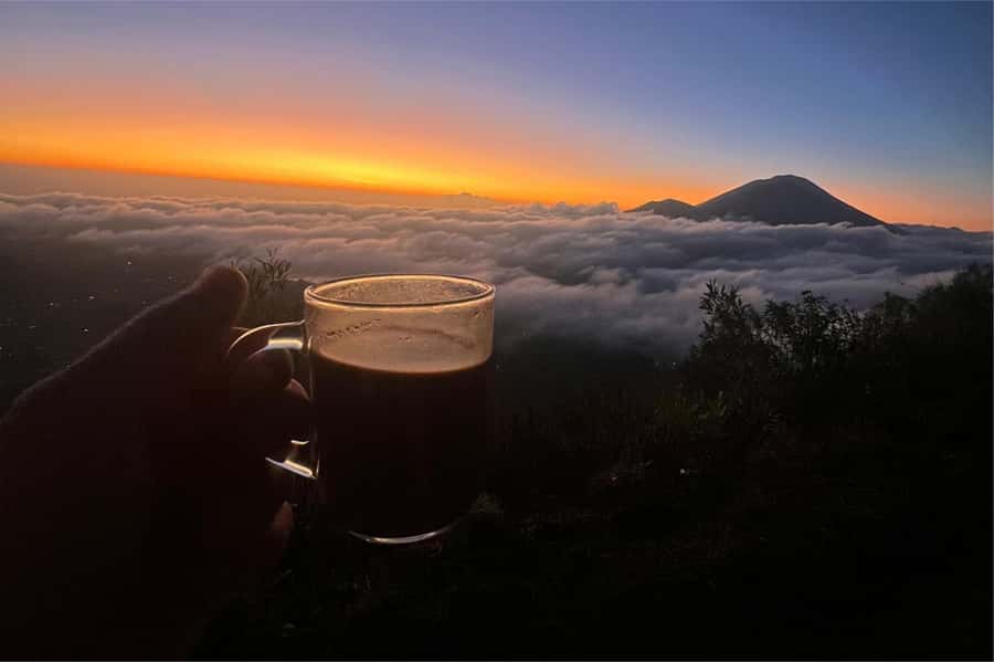 Bali: Mount Batur Sunrise Hike Including Transfer & All Cost - Exploring the black lava field and caldera