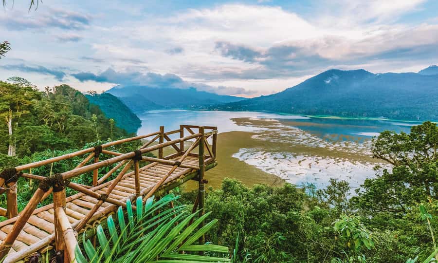 Bali: Twin Lakes, Handara Gates, and Forest Trekking Tour - The guide can shape the whole day