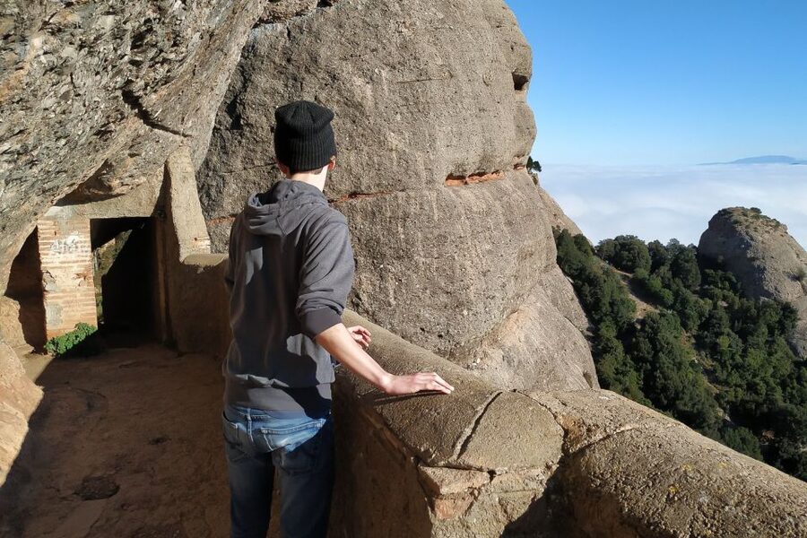 Barcelona: Montserrat Monastery & Hiking Off the Beaten Path - Entering the Benedictine monastery before the crowds