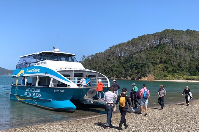 Bay of Islands Cruise & Island Tour - Snorkel, Hike,Swim,Wildlife - Cruising toward Cape Brett and the Hole in the Rock