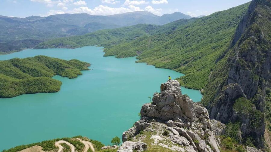 Bovilla Lake Serenity: Day Hike from Durres/Golem - The approach to Bovilla Lake