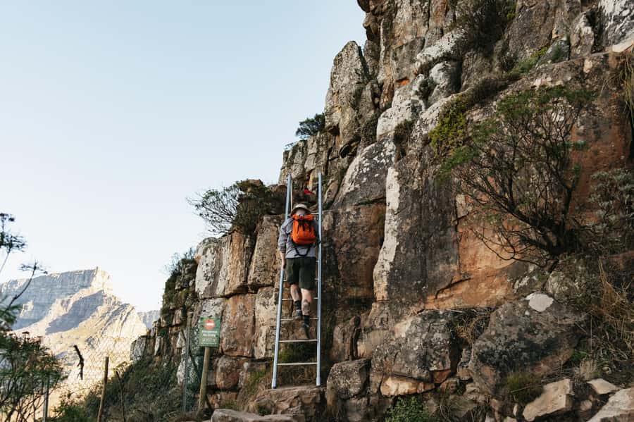 Cape Town: Lion's Head Guided Hike at Sunset - Descending as Cape Town lights up