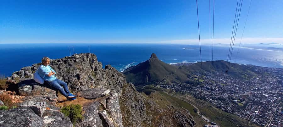 Cape Town: Table Mountain Hike via India Venster Morning - Atlantic views and the final push to the plateau