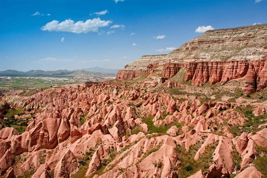 Cappadocia: Rose and Red Valley Hiking Tour - Starting above Rose Valley in the afternoon