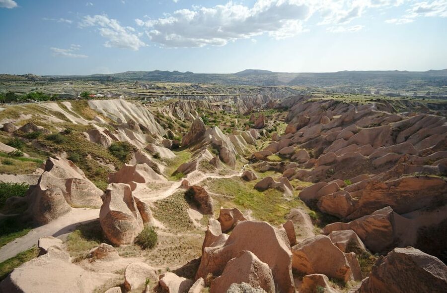 Cappadocia: Rose and Red Valley Hiking Tour - Reaching Red Valley for sunset
