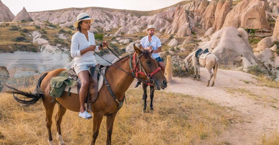 Cappadocia: Sunset Horse Trek Through the Valleys - Getting comfortable at the ranch