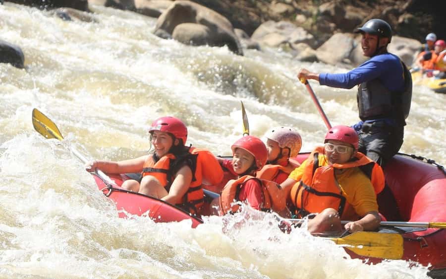 Chiang Mai: ATV Adventure, Jungle Hike & White Water Rafting - A two-hour walk to a Mae Taeng waterfall