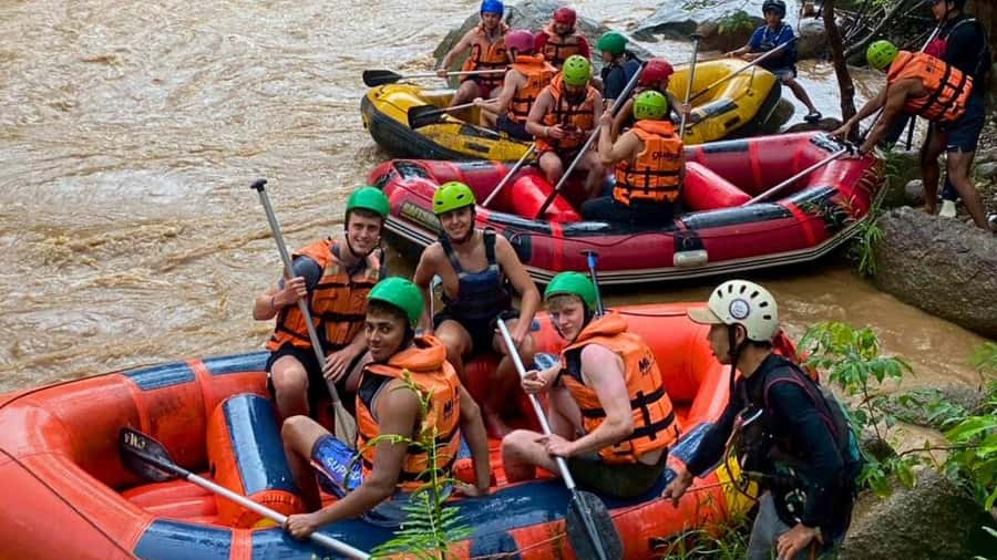 Chiang Mai: ATV Adventure, Jungle Hike & White Water Rafting - Five kilometers of rafting at Kaeng Kued
