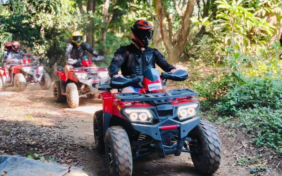 Chiang Mai: ATV Adventure, Jungle Hike & White Water Rafting - Taking the wheel of a 200cc ATV