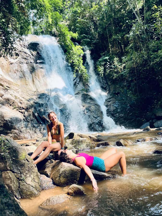 Chiang Mai Full-Day: Trekking, Tubing & Elephant Observation - Tard Mok Waterfall and the morning forest walk