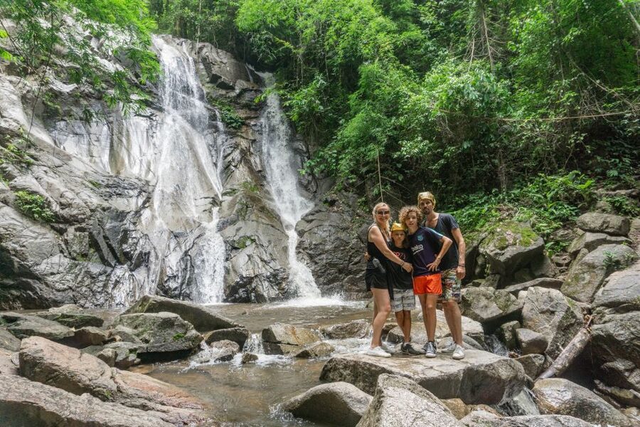 Chiang Mai: Guided Jungle and Waterfall Trek with Transfer - The 1.5-hour drive from Chiang Mai to Mae Taeng