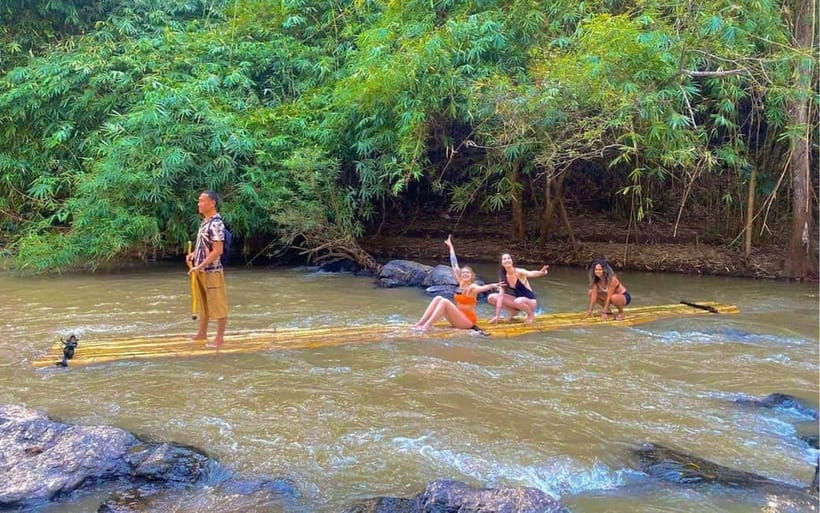 Chiang Mai: Jungle Trek, Elephants care & Bamboo Rafting - Rice fields and the Karen village visit
