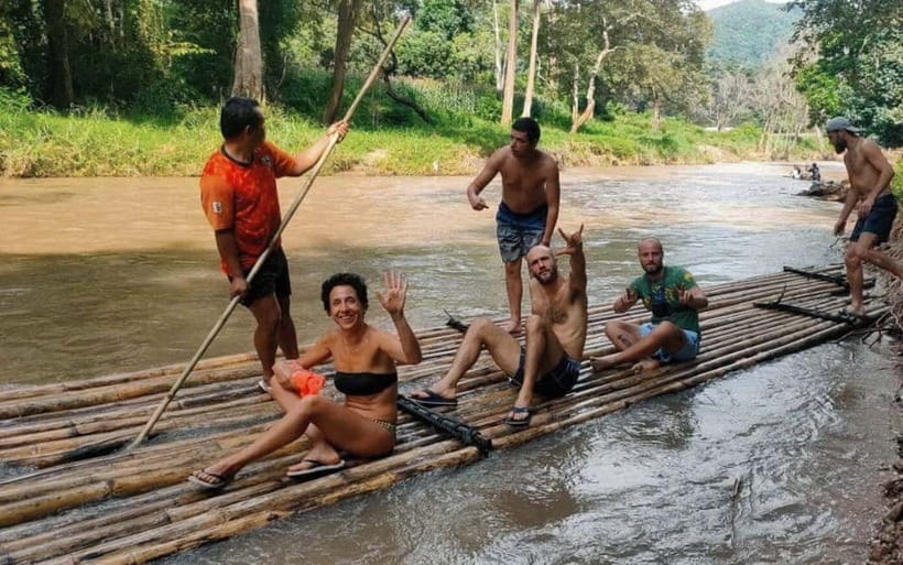 Chiang Mai: Jungle Trek, Elephants care & Bamboo Rafting - The early pickup and mountain drive