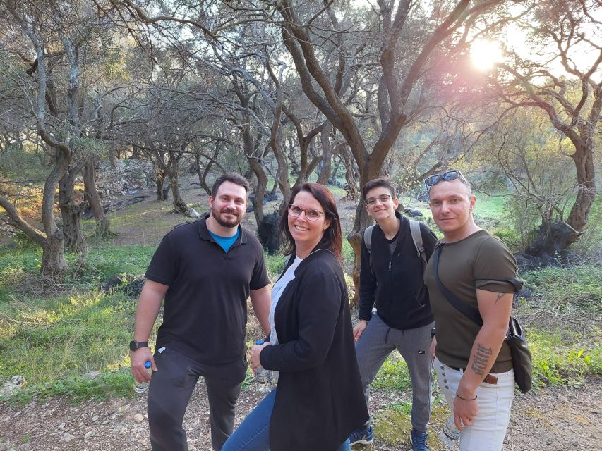 Corfu: Hiking in Olive Groves,Village,Sunset,with Swim Stop - Learning Corfu through its olive trees