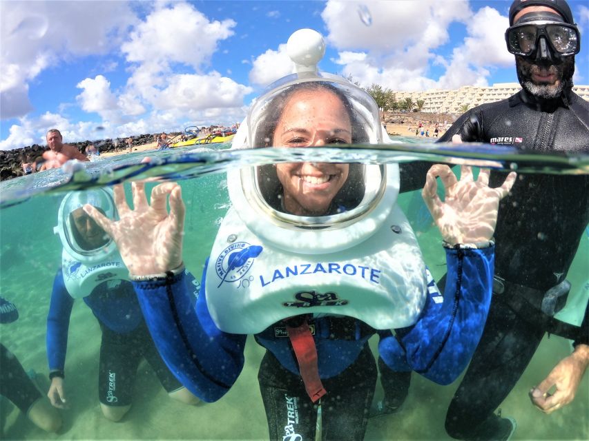 Costa Teguise : Underwater Sea Trek Experience - The photo and video part of the experience