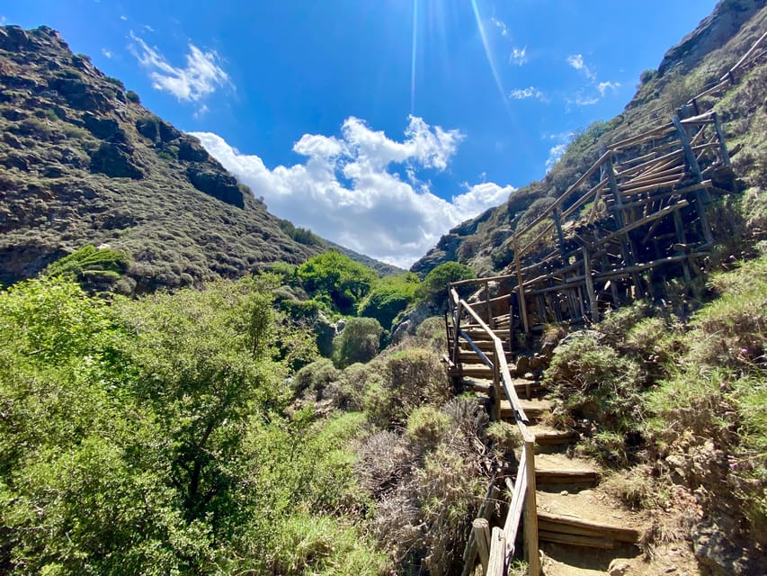 Crete: Richtis Gorge & Waterfall Guided Hiking Tour - The scenic viewpoint on the way back