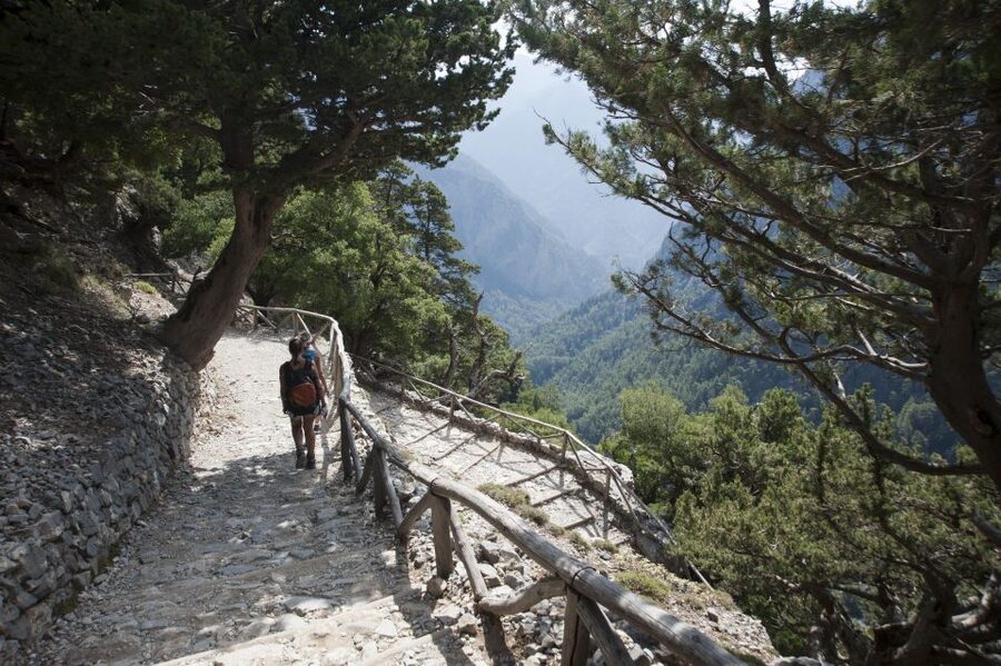 Crete: Samaria Gorge Hike - The abandoned village of Samaria