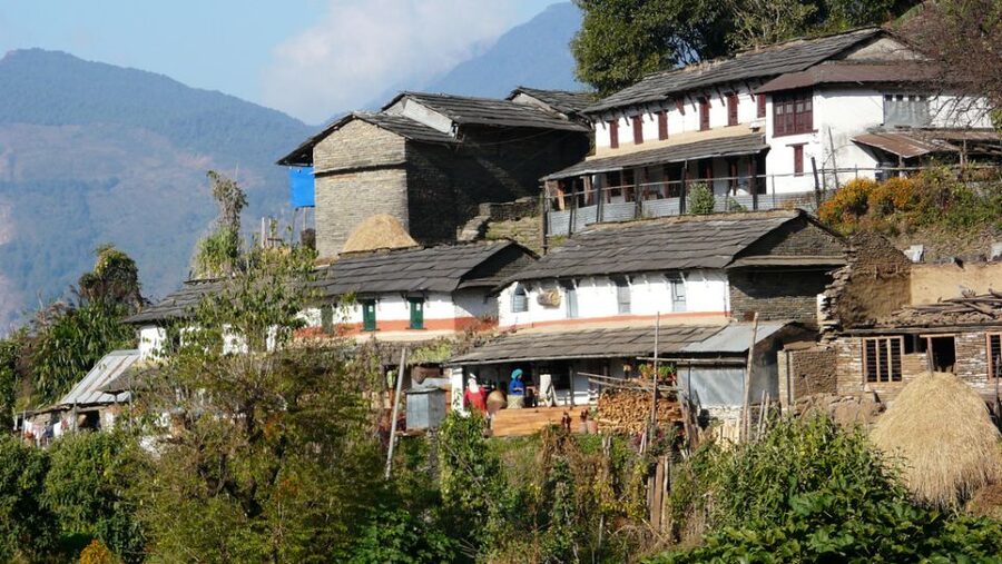 Day Hike at Annapurna Foothills - Kande to Australian Camp through the forest