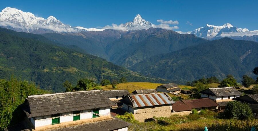 Day Hike at Annapurna Foothills - The ridge walk toward Dhampus
