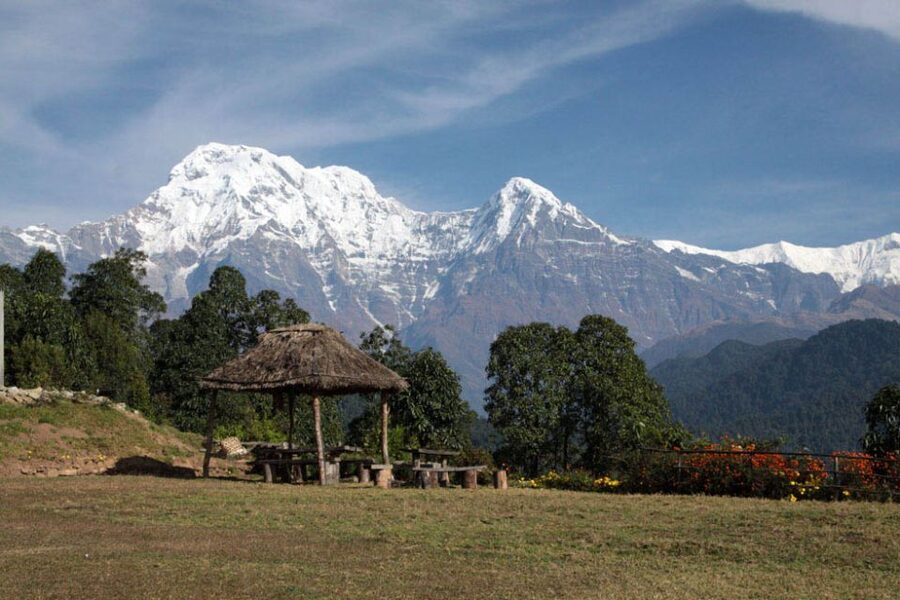 Day Hike at Annapurna Foothills - Dhampus to Phedi: the long downhill finish
