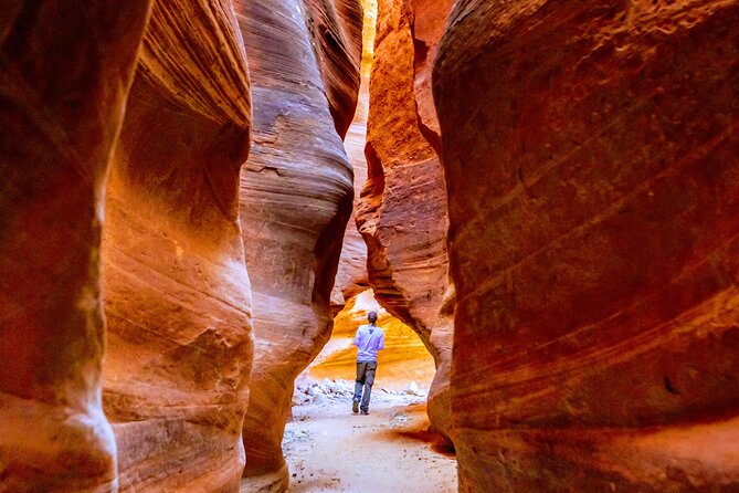 East Zion Crimson Canyon Hike & UTV Adventure - The 8 to 10-foot boulder sections