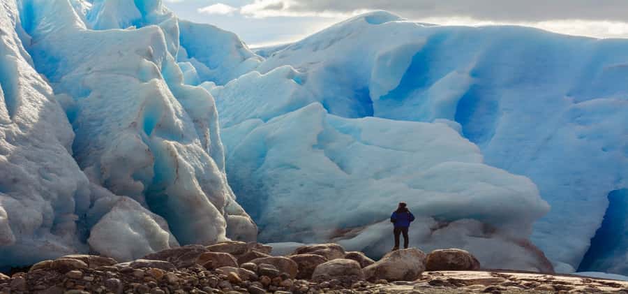 El Calafate: Safari Azul Los Glaciares Trekking Tour - The morning drive from El Calafate