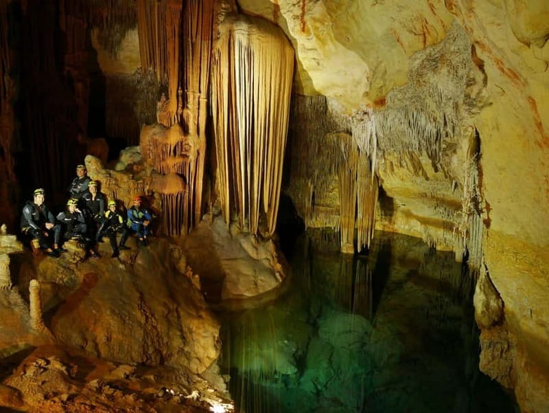 Estany d'en Mas: Coastal Hike, Abseil & Sea Cave Exploration - Getting ready for the cliff and sea