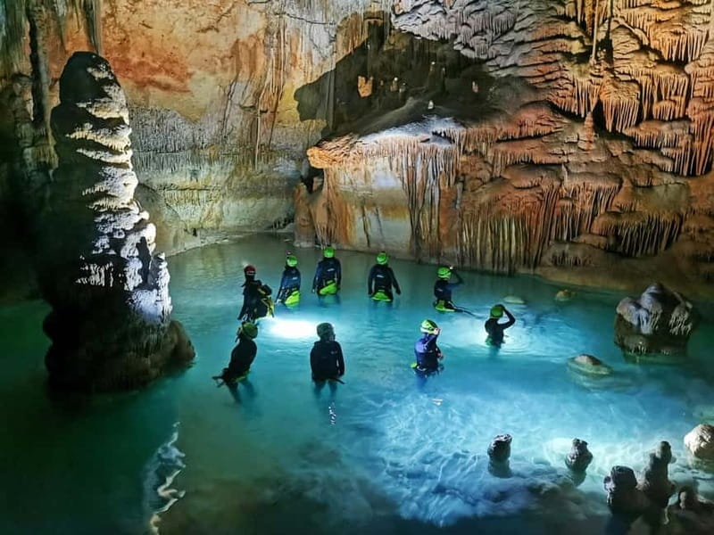 Estany d'en Mas: Coastal Hike, Abseil & Sea Cave Exploration - The 30-minute coastal walk to Cala Falcó