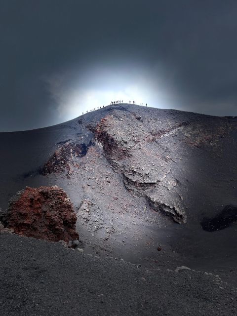 Etna: Summit Area Guided Hike from Cable Car Station - Looking over the Valle del Bove
