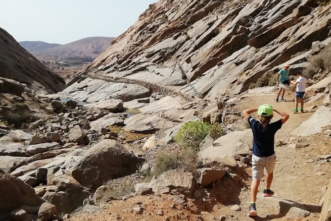 Excursion to Ajuy Caves with a secret Las Penitas canyon Hike - Ajuy village and the Atlantic caves