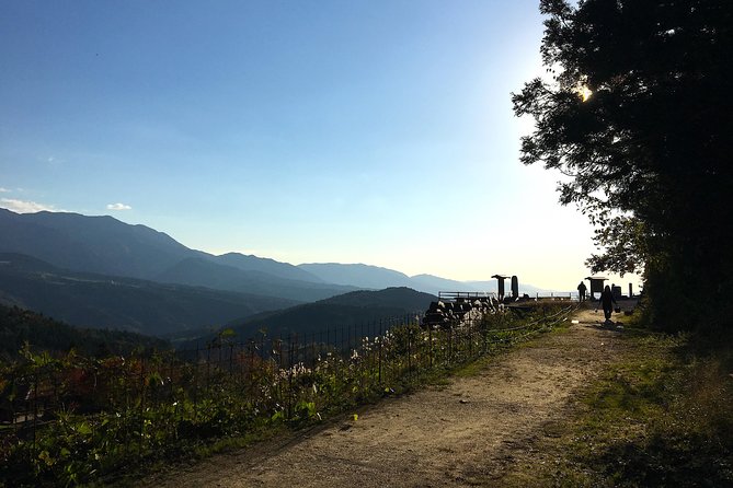 Explore Kiso Valley : Magome - Tsumago Mountain Trail Walk - Magome Observatory and the first climb