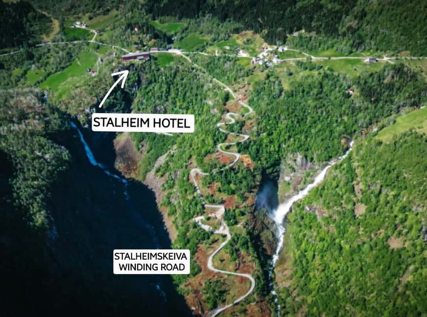 Flåm: Tvinde Waterfalls, Stalheimskleiva Hike & Gudvangen - Through the Gudvangatunnel into the fjord country