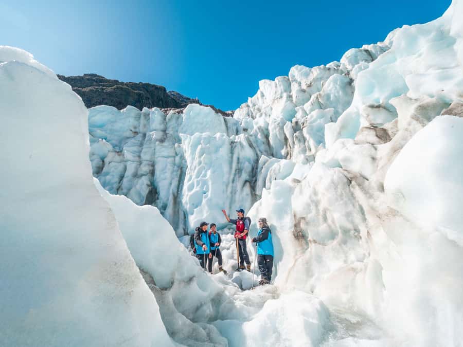 Fox Glacier: Up to 3 Hours Hike with Helicopter Transfer - The short helicopter flight over Fox Glacier