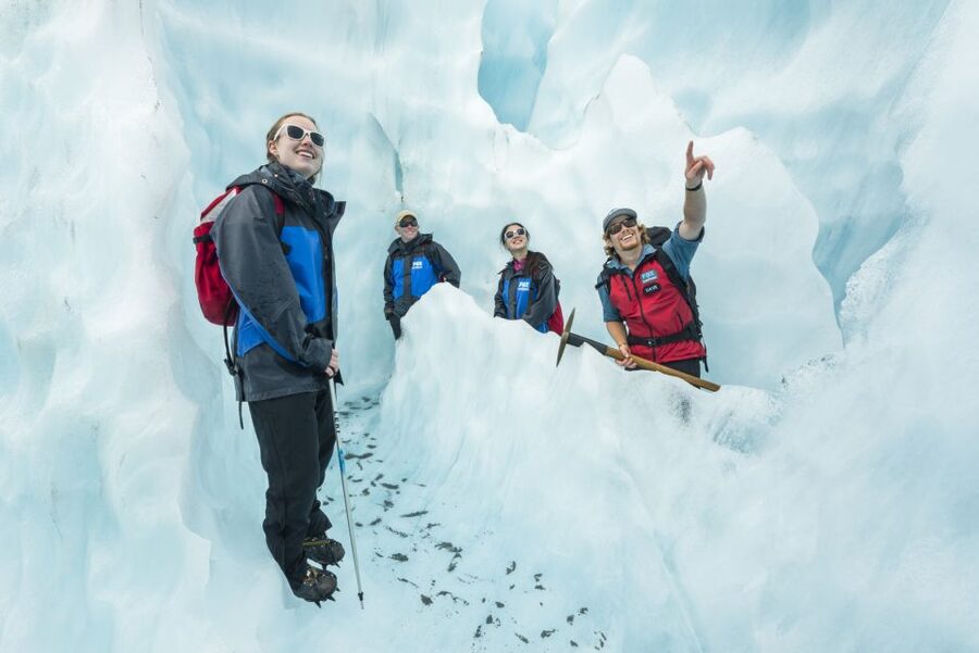 Fox Glacier: Up to 3 Hours Hike with Helicopter Transfer - Up to three hours exploring caves, arches, and blue ice